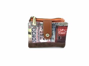 Kis pénztárca két cipzárral Egypt-3