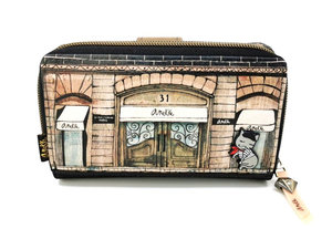 Közepes méretű pénztárca cipzárral Le Boutique Couture-1