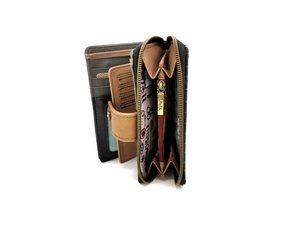 Közepes méretű pénztárca cipzárral Le Boutique Couture-3