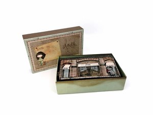 Közepes méretű pénztárca cipzárral Le Boutique Couture-8