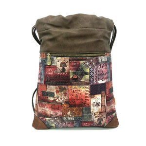 Zsinórral összehúzható táska Egypt-3