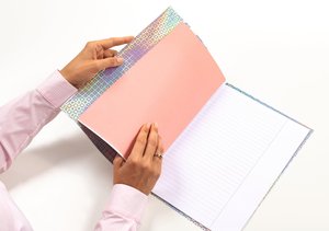 Fedél A4 Glamour ezüst-5