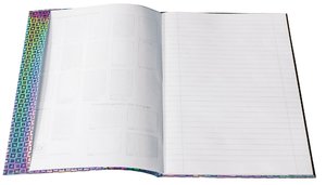 Borító A5 Glamour ezüst-2