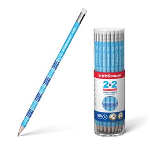 2x2 HB, Grafit ceruza, radírral-1