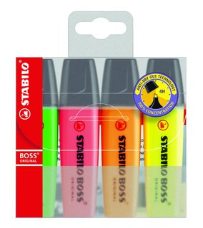 Szövegkiemelő Boss original - 4 darabos készlet-1