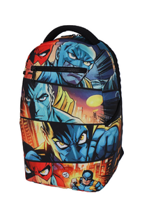 RUKKY ART Comics iskolai hátizsák, 20 l-2