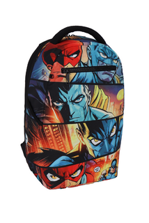 RUKKY ART Comics iskolai hátizsák, 20 l-3