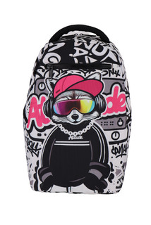 RUKKY ART Raccoon iskolai hátizsák, 20 l-1