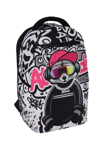 RUKKY ART Raccoon iskolai hátizsák, 20 l-3