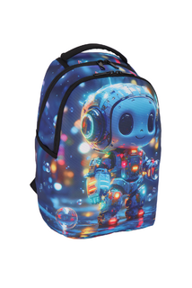 RUKKY ART Robot iskolai hátizsák, 18 l-3