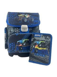 Iskola készlet Monster truck (Hátizsák, tolltartó)-2