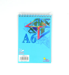 Jegyzetfüzet spirál A6 sima-1