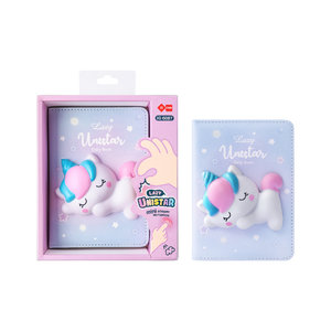 SQUISHY mini jegyzetfüzet Unicorn 96 oldalas-1