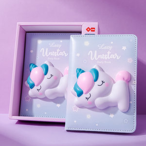 SQUISHY mini jegyzetfüzet Unicorn 96 oldalas-3