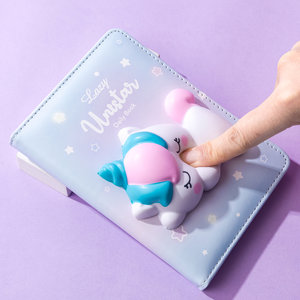 SQUISHY mini jegyzetfüzet Unicorn 96 oldalas-6