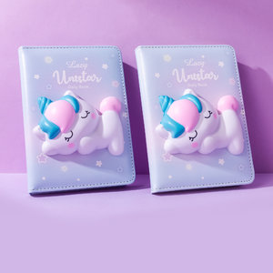 SQUISHY mini jegyzetfüzet Unicorn 96 oldalas-11