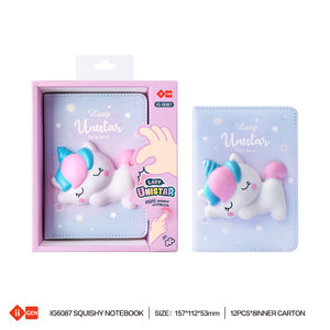 SQUISHY mini jegyzetfüzet Unicorn 96 oldalas-2