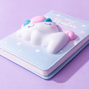 SQUISHY mini jegyzetfüzet Unicorn 96 oldalas-7