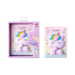 SQUISHY notebook Egyszarvú 128 oldal-1