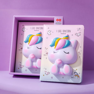 SQUISHY notebook Egyszarvú 128 oldal-3