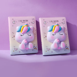 SQUISHY notebook Egyszarvú 128 oldal-4