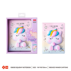 SQUISHY notebook Egyszarvú 128 oldal-2