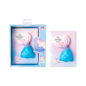 SQUISHY jegyzetfüzet Sellő 128 oldal-1
