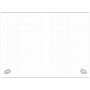 Csillogó jegyzetfüzet Lips-3