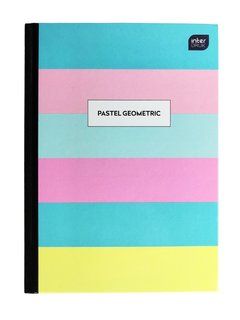 Jegyzetfüzet Pastel geometric A5, 96 lap, sima-1