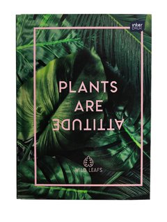Jegyzetfüzet Plants are attitude A5, 96 lap, sima-1