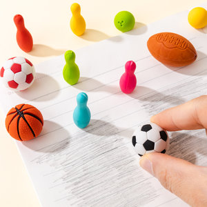 3D Radírok SPORT LABDÁK-3