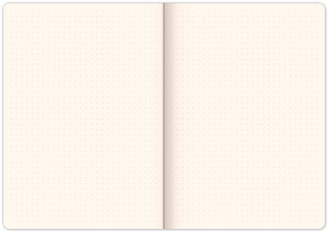 Jegyzetfüzet Vivella Classic fekete / fekete, pöttyös-2