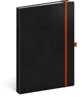 Jegyzetfüzet Vivella Classic fekete / narancssárga, vonalozott-1