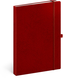 Jegyzetfüzet Vivella Classic piros / piros, vonalazott-1