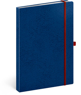 Jegyzetfüzet Vivella Classic kék / piros, vonalazott-1