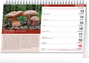 Stolní Houbařský kalendář 2022-2