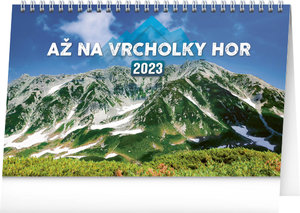 Stolní kalendář Až na vrcholky hor 2023-1