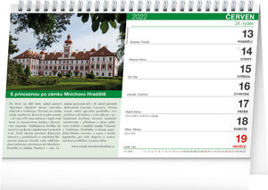 Stolní kalendář S dětmi na hrady a zámky 2022-2