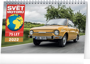 Stolní kalendář Svět motorů 2022-1