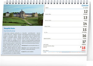 Stolní kalendář Tipy na výlety 2023-2