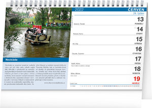 Stolní kalendář Tipy na výlety s dětmi 2022-2