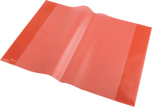 Jegyzetfüzet borító A4 PP 0,8 OE x 10 db piros-1