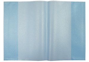 Jegyzetfüzet borító A4 PP 0,8 OE x 10 db kék-2