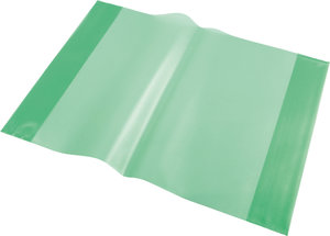 Jegyzetfüzet borító A4 PP 0,8 OE x 10 db zöld-1