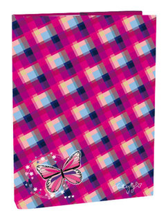 Füzettartó tok fedéllel A4 Butterfly-1