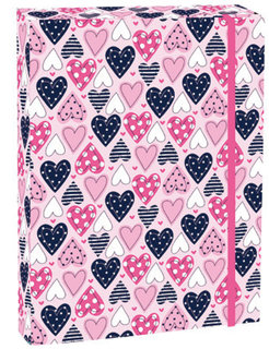 Box na sešity s klopou A4 Hearts-1