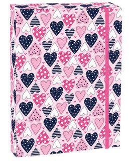 Box na sešity s klopou A5 Hearts-1