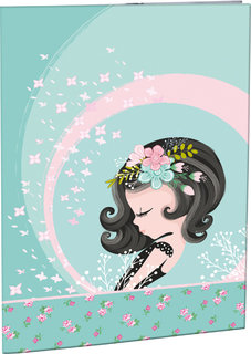 Ábécé tartó mappa Cute girl-1