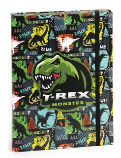 Desky na sešity s klopou A4 T-Rex-1