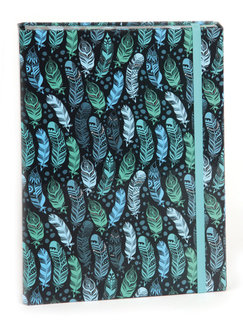 Füzettartó fedéllel A5 Indian Blue-1